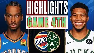 Oklahoma City Thunder vs Milwaukee Bucks Game 4TH Highlights Dec 17,2024 NBA CUP 2024