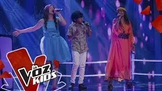 Sara, Ashly Mario and Camila sing Vivo Por Ella - Battles| The Voice Kids Colombia 2019