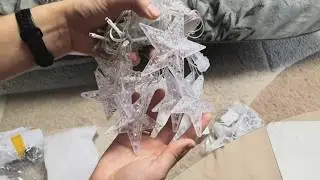 Крутая гирлянда в виде звезд из китая