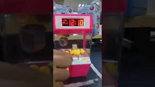 Catcher Alarm Clock Coin Operated Game Machine Crane Machine Candy Doll Grabber Claw Arcade Machine
