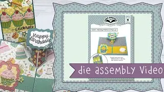 Karen Burniston Die 1254 Raising Platform Pop-up Assembly
