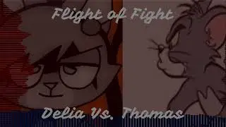 Flight or Fight (Delia Vs. Thomas the Cat cover)