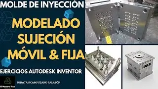 Ejercicios INVENTOR MOLDE INYECCION  Ejercicio 2