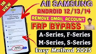 Finally New Method All Samsung FRP Bypass/Unlock 2025 All Android 12-13-14 | Google Account Remove