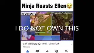 NINJA PLAYS WITH ELLEN!!!!(MEME)