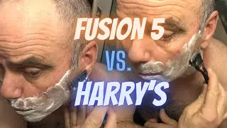 Gillette Fusion 5 Razor Vs Harry's  5 Blade Razor | Gillette Vs Harry's