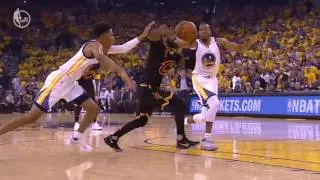 Kyrie Irving Crosses Up McCaw Cavs vs Warriors NBA Finals 6-12-17