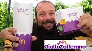 i NUOVI McChicken Creation GIALLO ZAFFERANO 2024🍗🍔🌯🥓