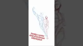 Anatomy Drawing of Renaissance Artist Raphael #art #shorts