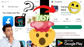 How to Fix Free fire Max not showing in the Play store | PlayDroStation