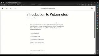Introduction to Kubernetes Quiz Answers| Getting Started with Google Kubernetes Engine| Google Cloud