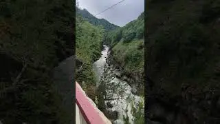 Гранитный каньон в Адыгее реки Белой.