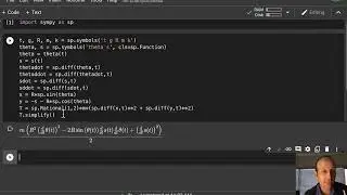 Lagrangian Mechanics | Spring Mount Pendulum (with Python and sympy)