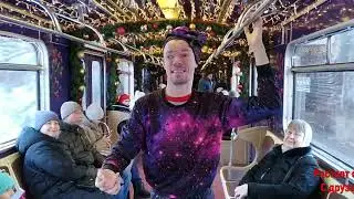 Новогодний поезд метро