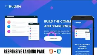Responsive Landing Page Using HTML & CSS