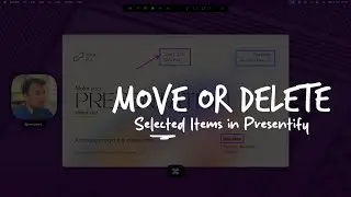 How to move or delete certain drawings/annotations in Presentify?