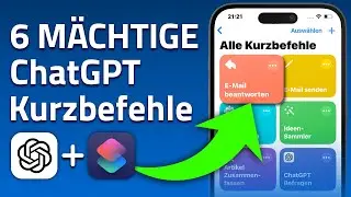 Arbeite smarter mit diesen 6 ChatGPT Kurzbefehlen (iOS 17)
