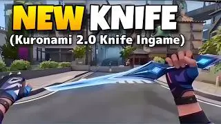 New KURONAMI 2.0 Knife Skin in Valorant (Ingame)
