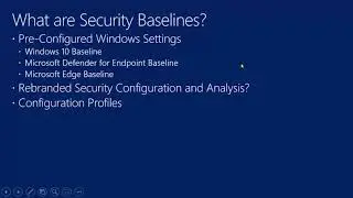 Microsoft Endpoint Manager   Intune   Endpoint Protection   Part IV   Security Baselines