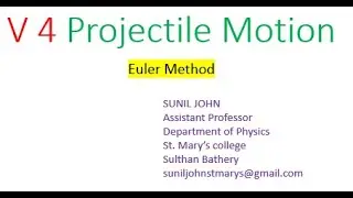 V 4 Projectile Motion