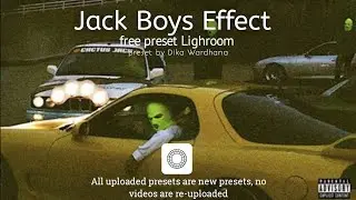 Jack Boys Effect | edit fotomu ala jack boys menggunakan vsco