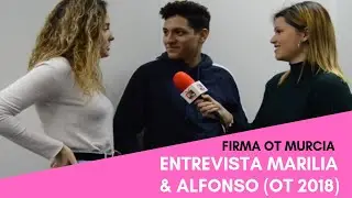 Marilia y Alfonso valoran el inicio de la gira y sus próximos singles | FIRMA OT 2018 MURCIA