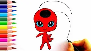Tikki Nasıl Çizilir? - How to Draw Tikki from Miraculous Ladybug