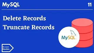 Deletion of records | Deleting all records using truncate