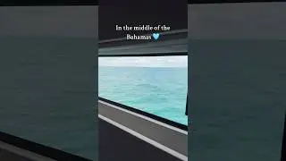 The view from a private YACHT in the Bahamas!!