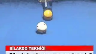 Bilardoda Sürme Vuruş Nasıl Yapılır ? 