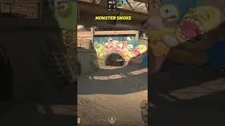 Monster Smoke From Spawn Overpass #cs2 #shorts