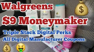 Walgreens $9 Moneymaker Deal with Digital Coupons and Perks