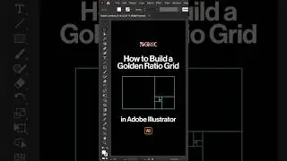 How to create Golden Ratio grid✅ Subscribe for more Logo Grids Tutorials#logo #logodesign #logogrid