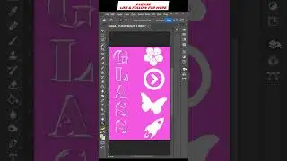Create Glass Text and Glass Logo Effect in Photoshop | Adobe Photoshop Learning