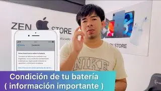 Condición de batería iPhone ( información importante antes de cambiar tu batería ) Solución 2024 ⚡️