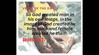1. Verse of the Day /God created the man