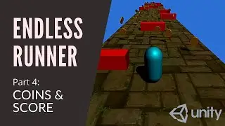 3D ENDLESS RUNNER IN UNITY - COINS (Pt 4)
