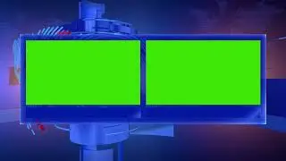 Green Screen Graphics | News Two Window Template | HD 1080P