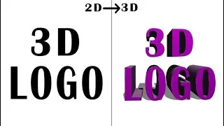 How to Convert 2D to 3D Logo in Photoshop