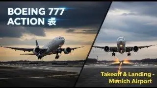 Boeing 777 Takeoff & Landing at Munich Airport ✈️ | Aviation Spotting