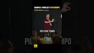 Quando il pubblico ti interrompe