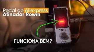 Pedal Afinador Rowin do Aliexpress