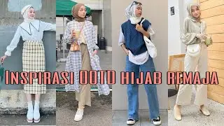 Inspirasi OOTD hijab remaja kekinian