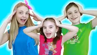 Head Shoulders Knees and Toes children song | Learn body parts with Polina Fun