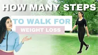 How many steps to walk for weight loss| Secret Weight Loss Tip | Somya Luhadia