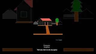Create a Scenario in computer Graphics #shorts