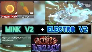 🔥Conseguir la mink v2 + Electric v2 en King Legacy 🔥 | Lerisu