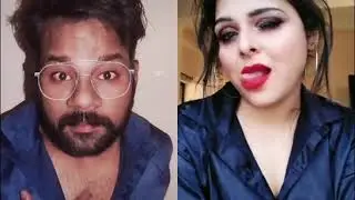Duet acting with tiktok beautiful girl