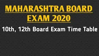 Maharashtra Board SSC, HSC Datesheet 2020 (Final) Released, Download MSBSHSE Time Table