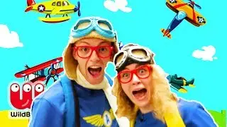 Indoor Playground for Kids | Captain Ace Zoomy and Cadet Zippy Learn About Planes | Fun Learning
